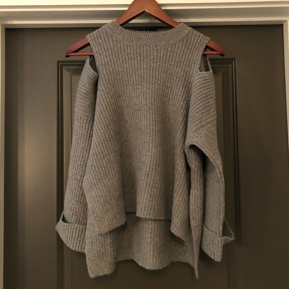 🌺 Fashion Nova Sweater Womens Gray - Picture 8 of 8